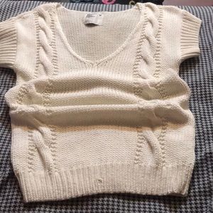 American Eagle shot sleeve top